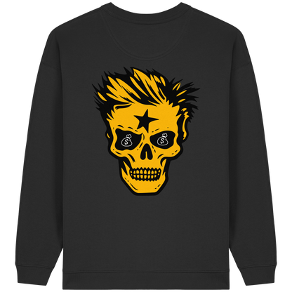 Golden Skull Dreams - Sweat-shirt oversize bio pour femme