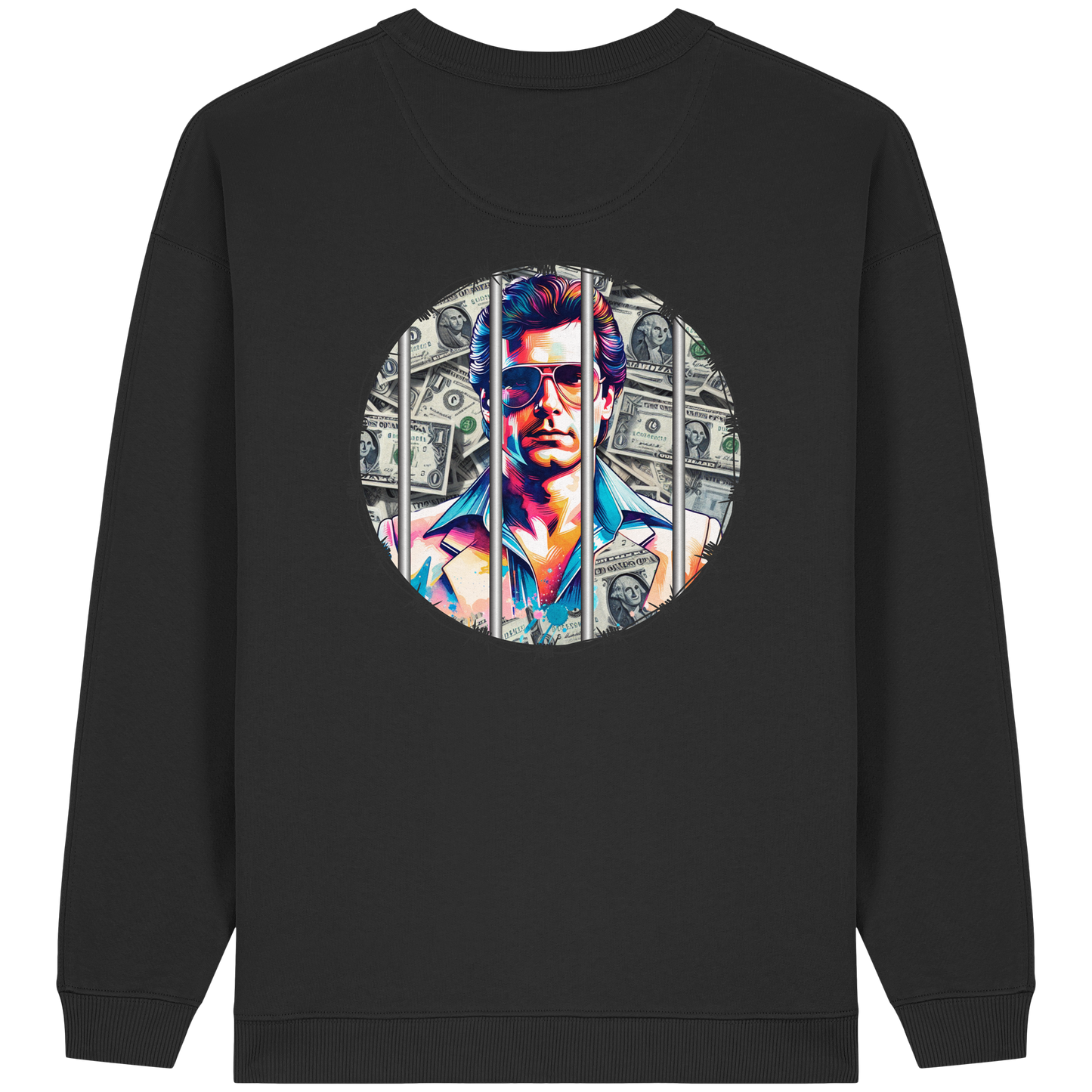 Money Maker - Womens Organic Oversized Sweatshirt