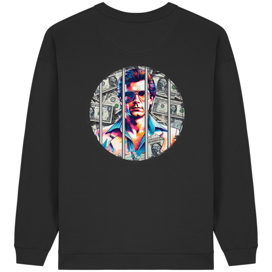 Money Maker - Womens Organic Oversized Sweatshirt