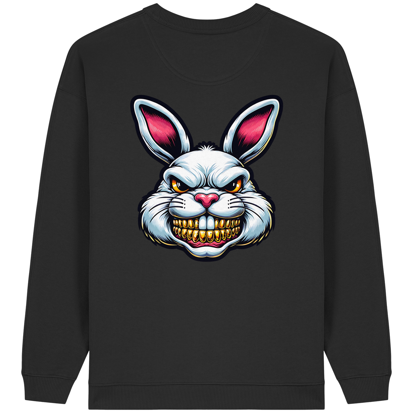 ToothBunny Terror - Womens Organic Oversized Sweatshirt