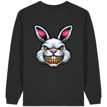 ToothBunny Terror - Womens Organic Oversized Sweatshirt