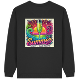 Ambiance fête d'été - Sweat-shirt oversize bio pour femme