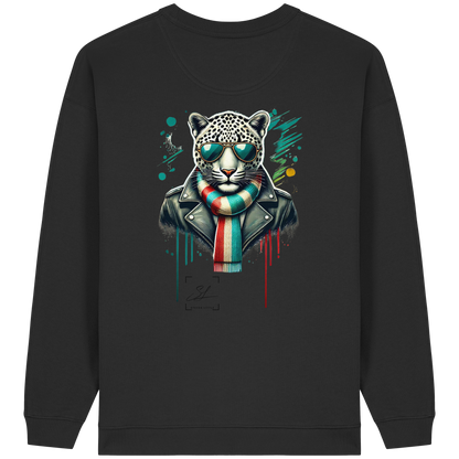 Urban Leopard - Womens Organic Oversized Sweatshirt