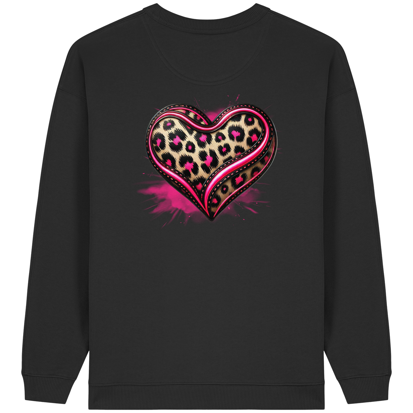 Wild Heart - Womens Organic Oversized Sweatshirt
