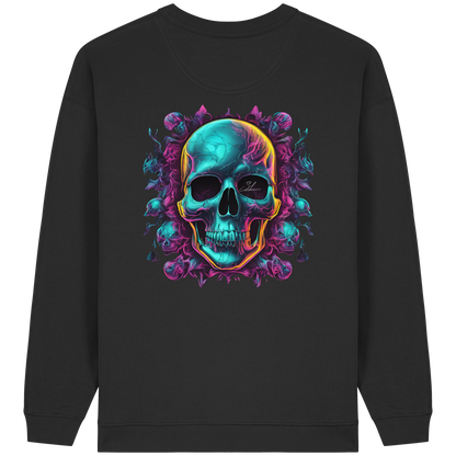 Galactic Skull - Womens Organic Oversized Sweatshirt