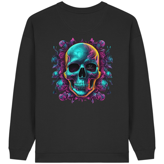 Galactic Skull - Womens Organic Oversized Sweatshirt