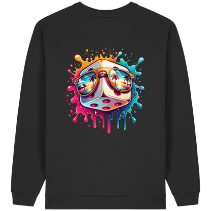 Sunset Vibes Dice - Womens Organic Oversized Sweatshirt