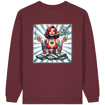 Rebel Rich - Womens Organic Oversized Sweatshirt