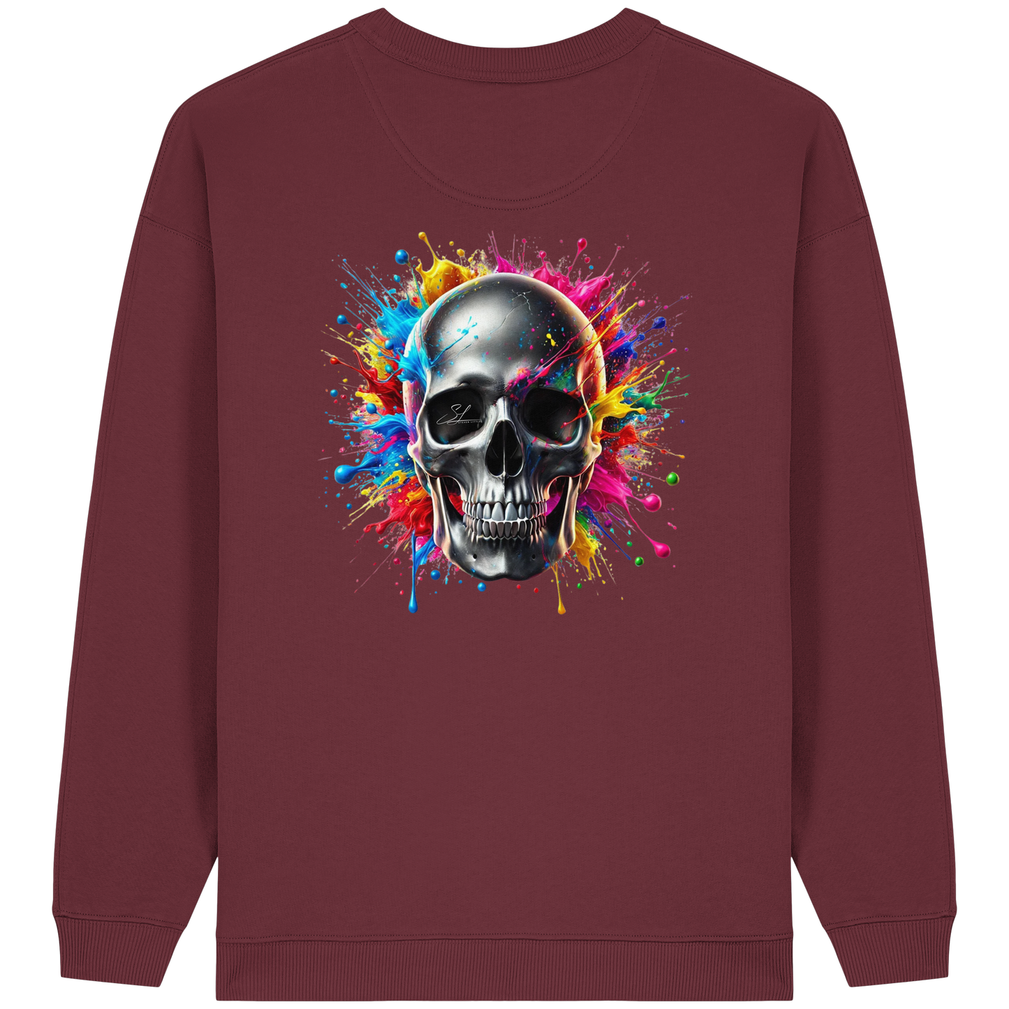 Explosion of Life - Womens Organic Oversized Sweatshirt