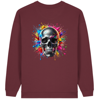 Explosion of Life - Womens Organic Oversized Sweatshirt