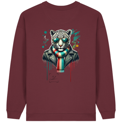Urban Leopard - Womens Organic Oversized Sweatshirt