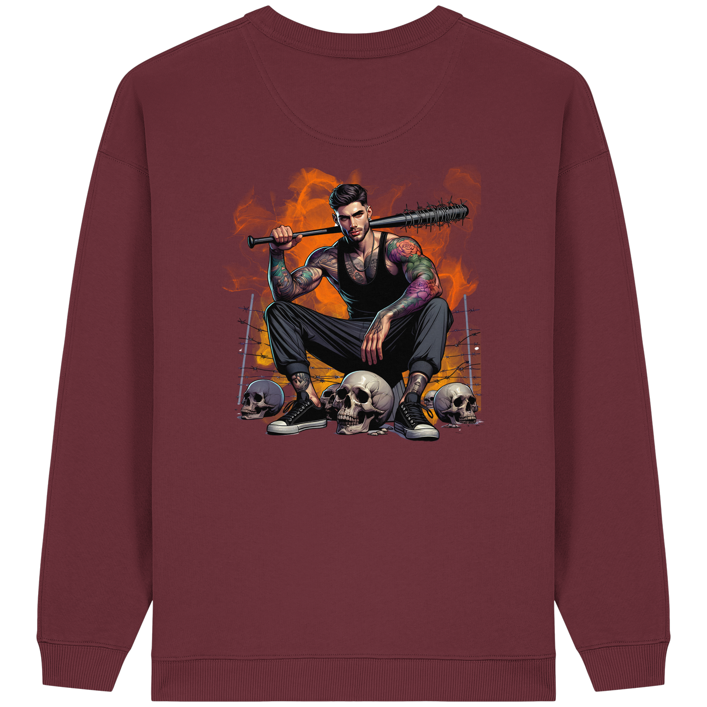 Urban Warrior - Womens Organic Oversized Sweatshirt