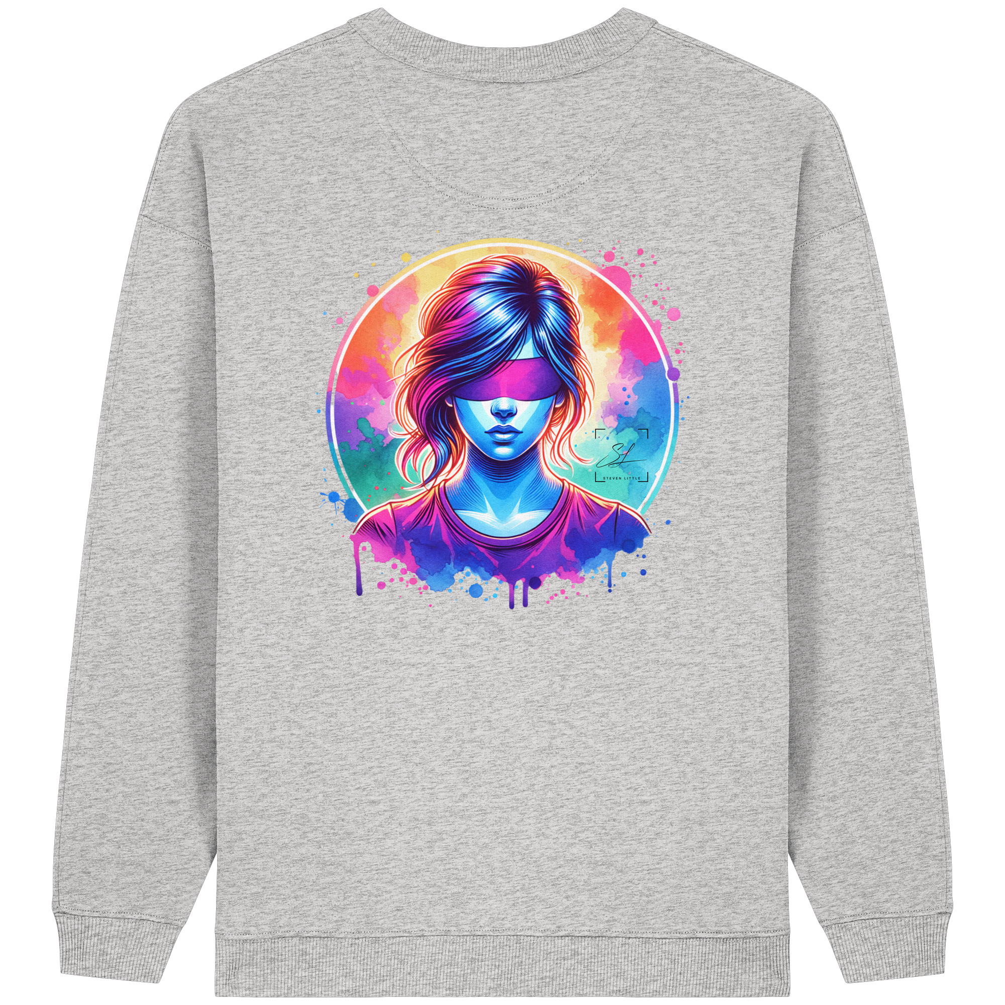 Mystic Vision - Womens Organic Oversized Sweatshirt