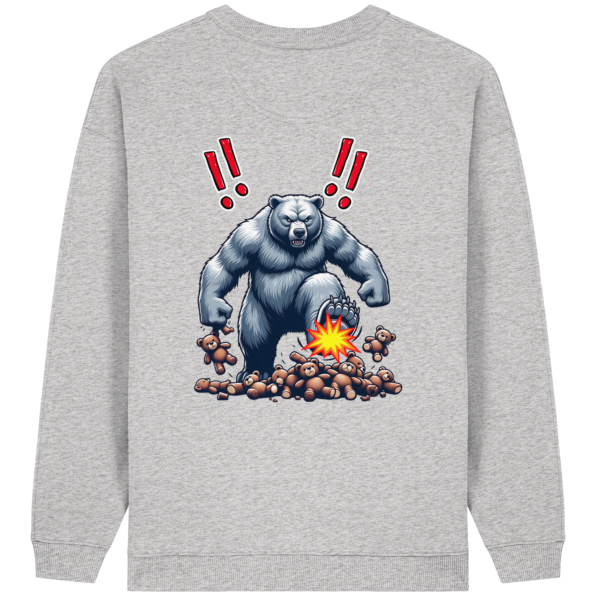 Teddy Terror - Sweat-shirt oversize bio pour femme