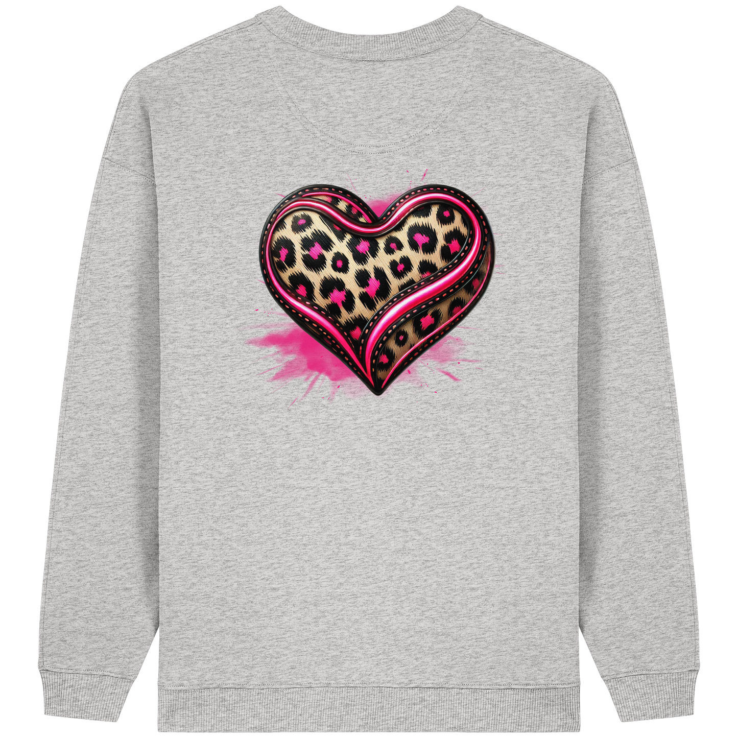 Wild Heart - Womens Organic Oversized Sweatshirt