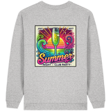 Ambiance fête d'été - Sweat-shirt oversize bio pour femme