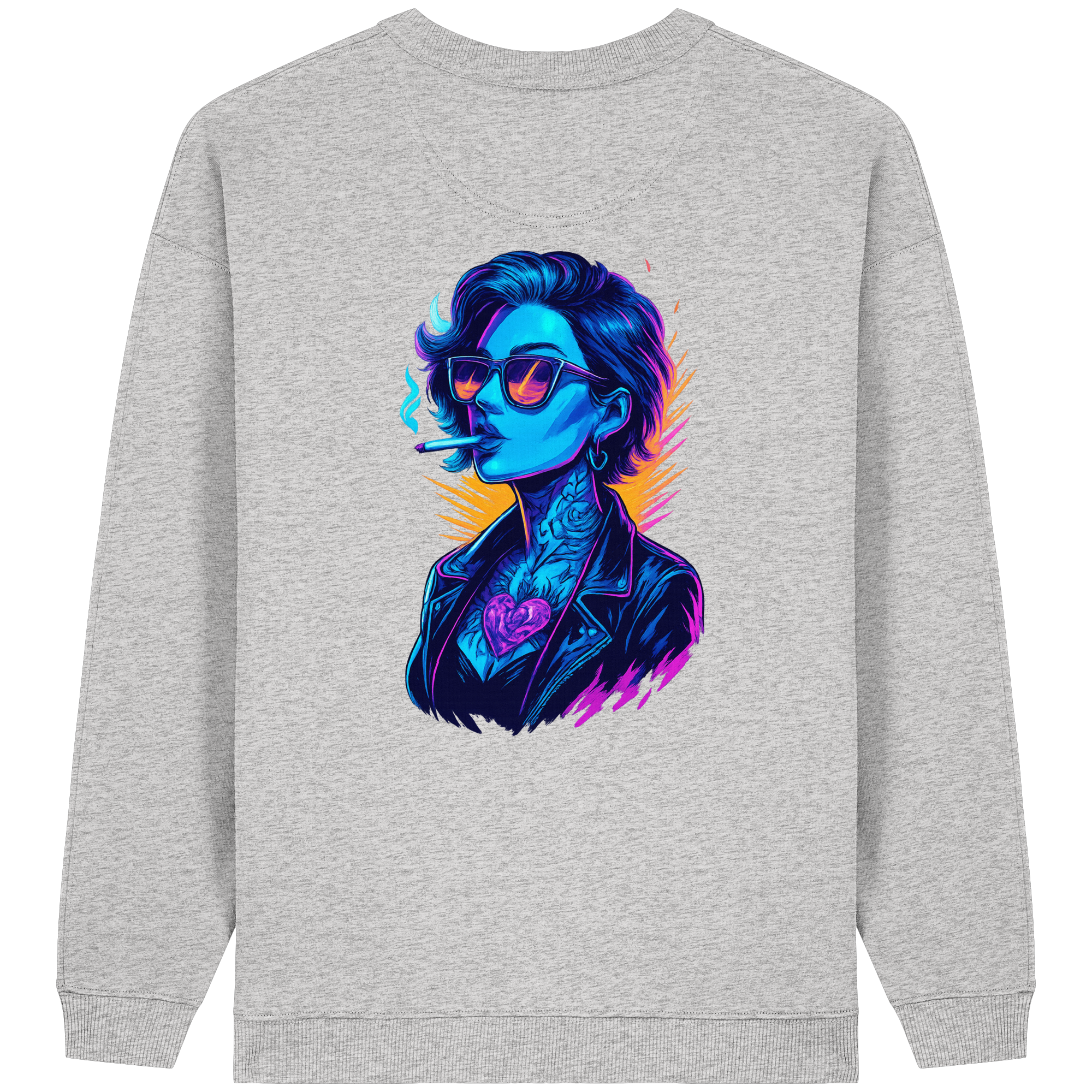 Urban Pulse - Womens Organic Oversized Sweatshirt