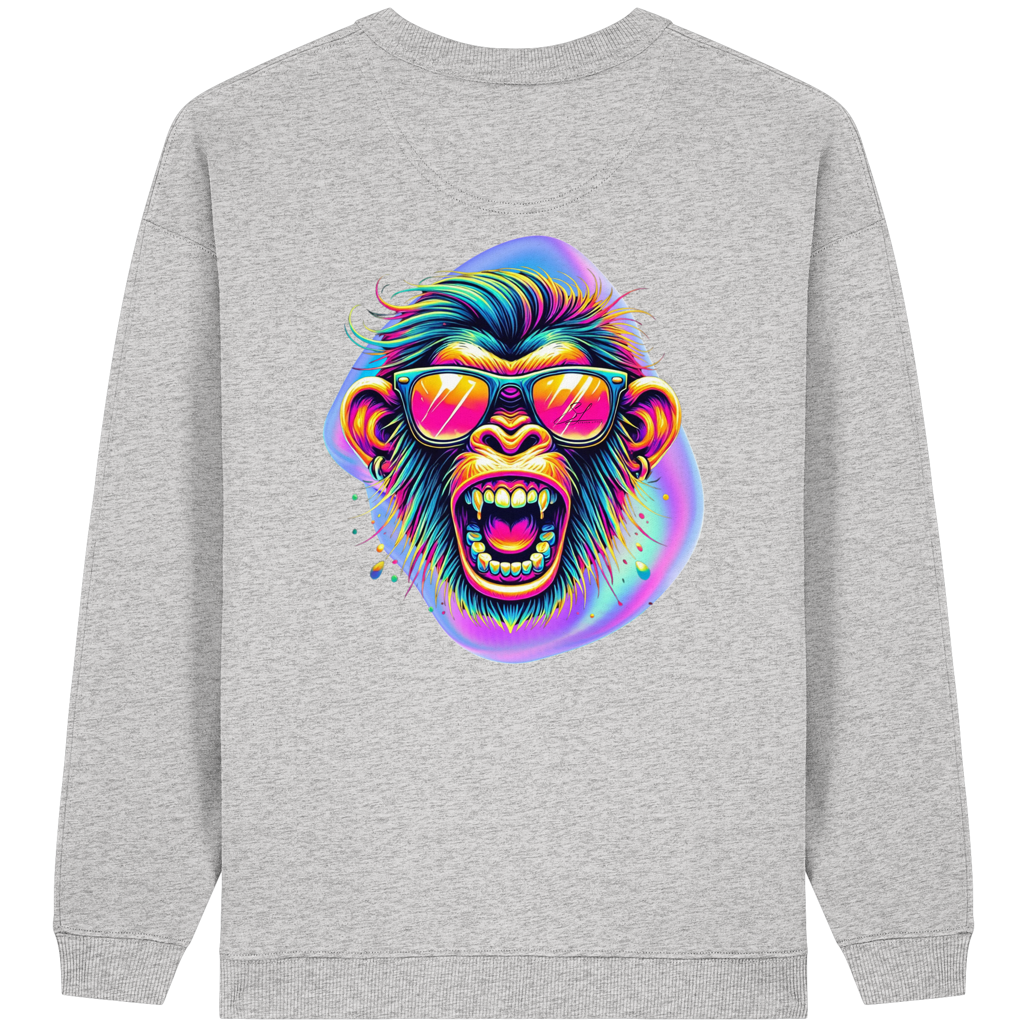 Crazy Chimp - Sweat-shirt oversize bio pour femme