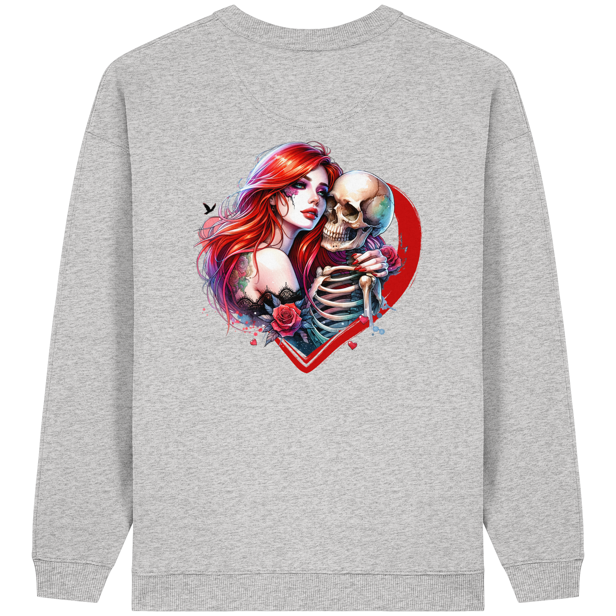 Forever Love - Sweat-shirt oversize bio pour femme