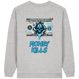 Money Kills - Womens Organic Oversized Sweatshirt