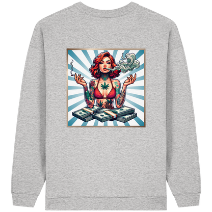 Rebel Rich - Womens Organic Oversized Sweatshirt