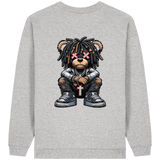 Bad Ass Teddy - Womens Organic Oversized Sweatshirt