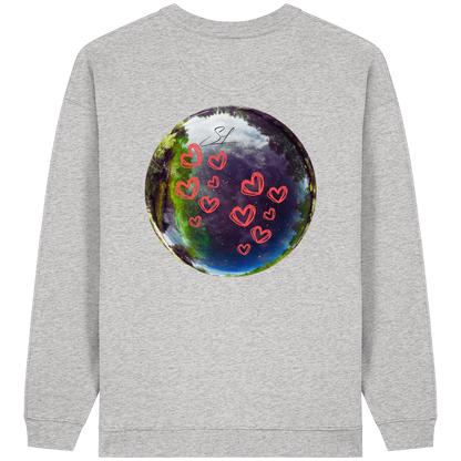 Love our World - Womens Organic Oversized Sweatshirt