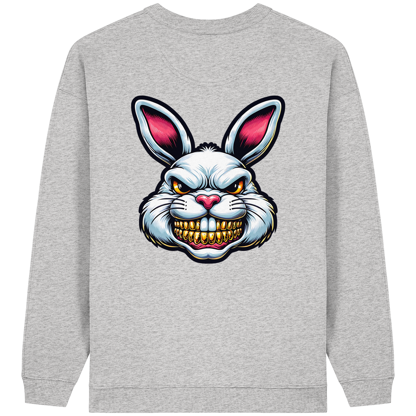 ToothBunny Terror - Womens Organic Oversized Sweatshirt