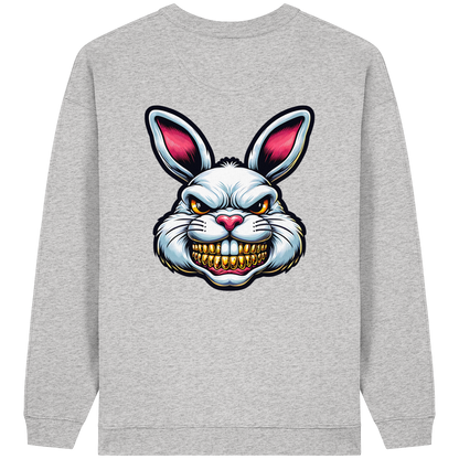 ToothBunny Terror - Womens Organic Oversized Sweatshirt