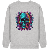 Sweat-shirt oversize bio pour femme Motif crâne galactique