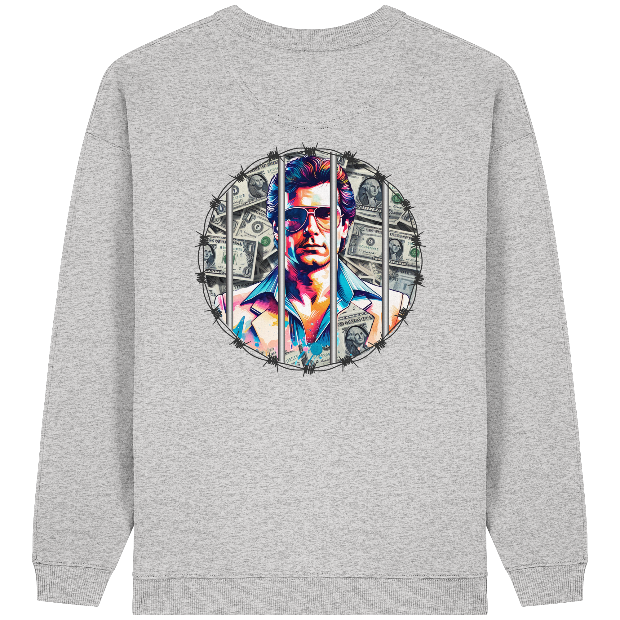 Money Maker - Womens Organic Oversized Sweatshirt