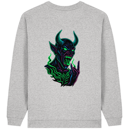 Neon Hellfire - Womens Organic Oversized Sweatshirt