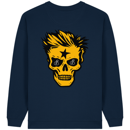 Golden Skull - Womens Organic Oversized Sweatshirt