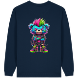 Punk Neon Teddy - Womens Organic Oversized Sweatshirt