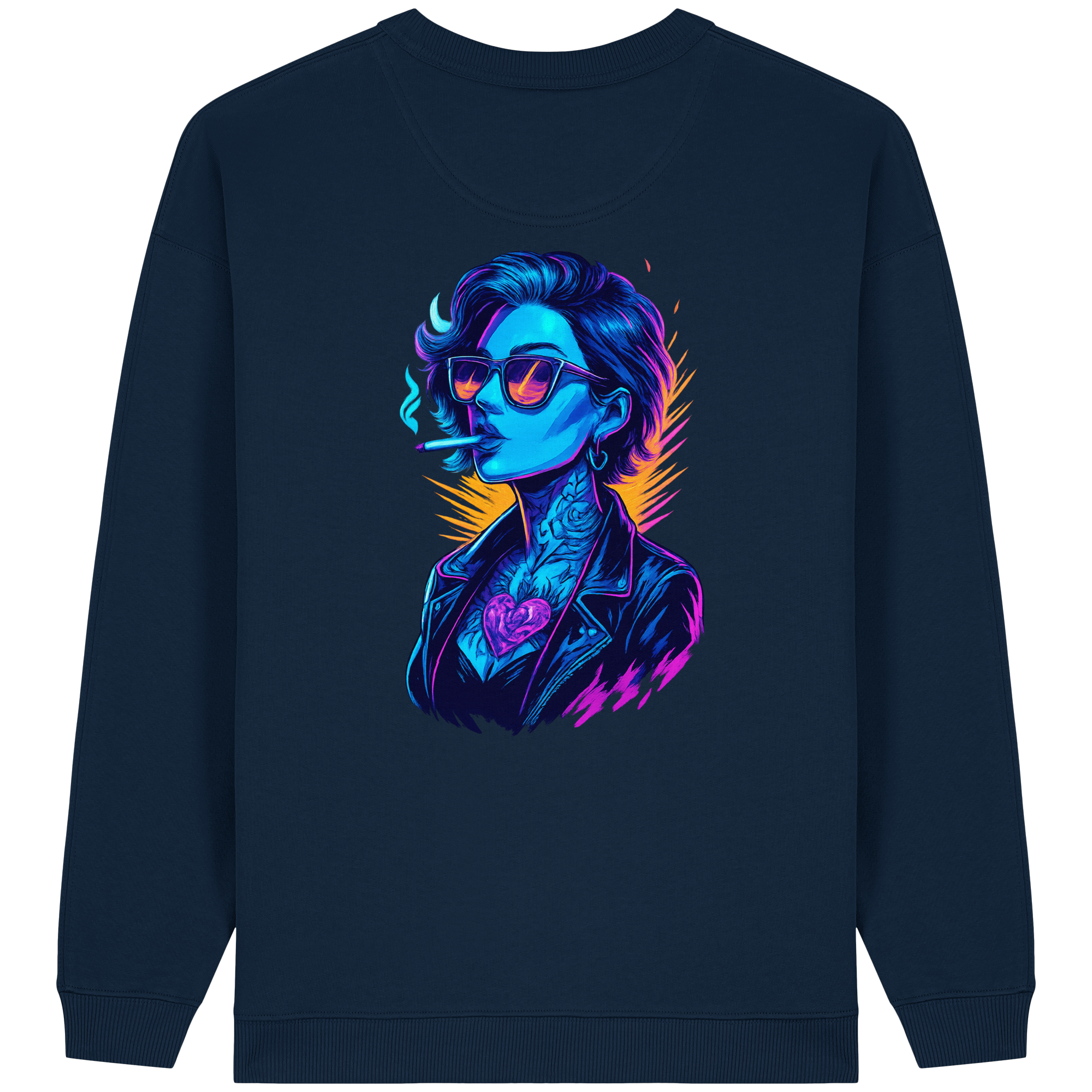 Urban Pulse - Womens Organic Oversized Sweatshirt