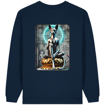 Mystic Cat - Sweat-shirt oversize bio pour femme