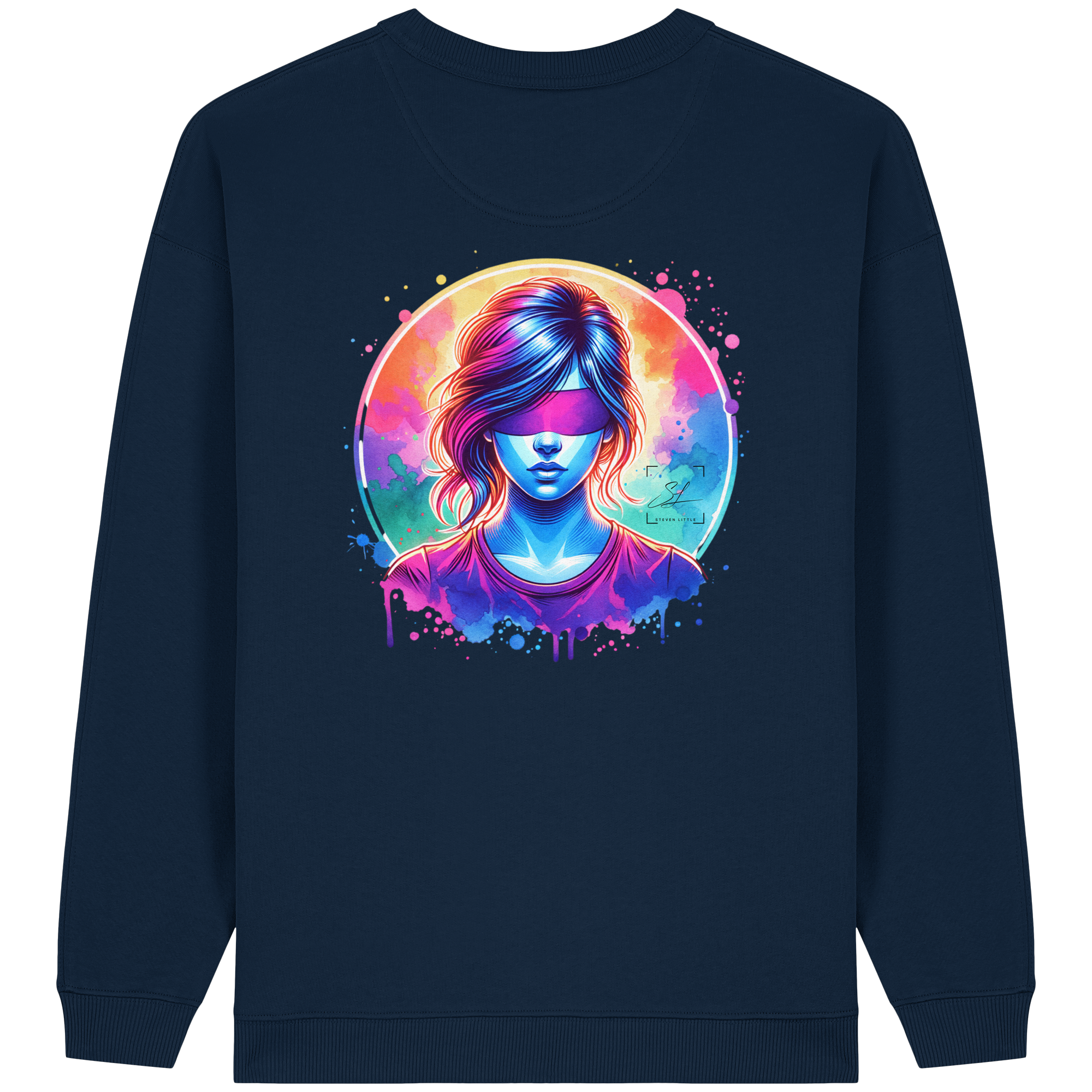 Mystic Vision - Womens Organic Oversized Sweatshirt