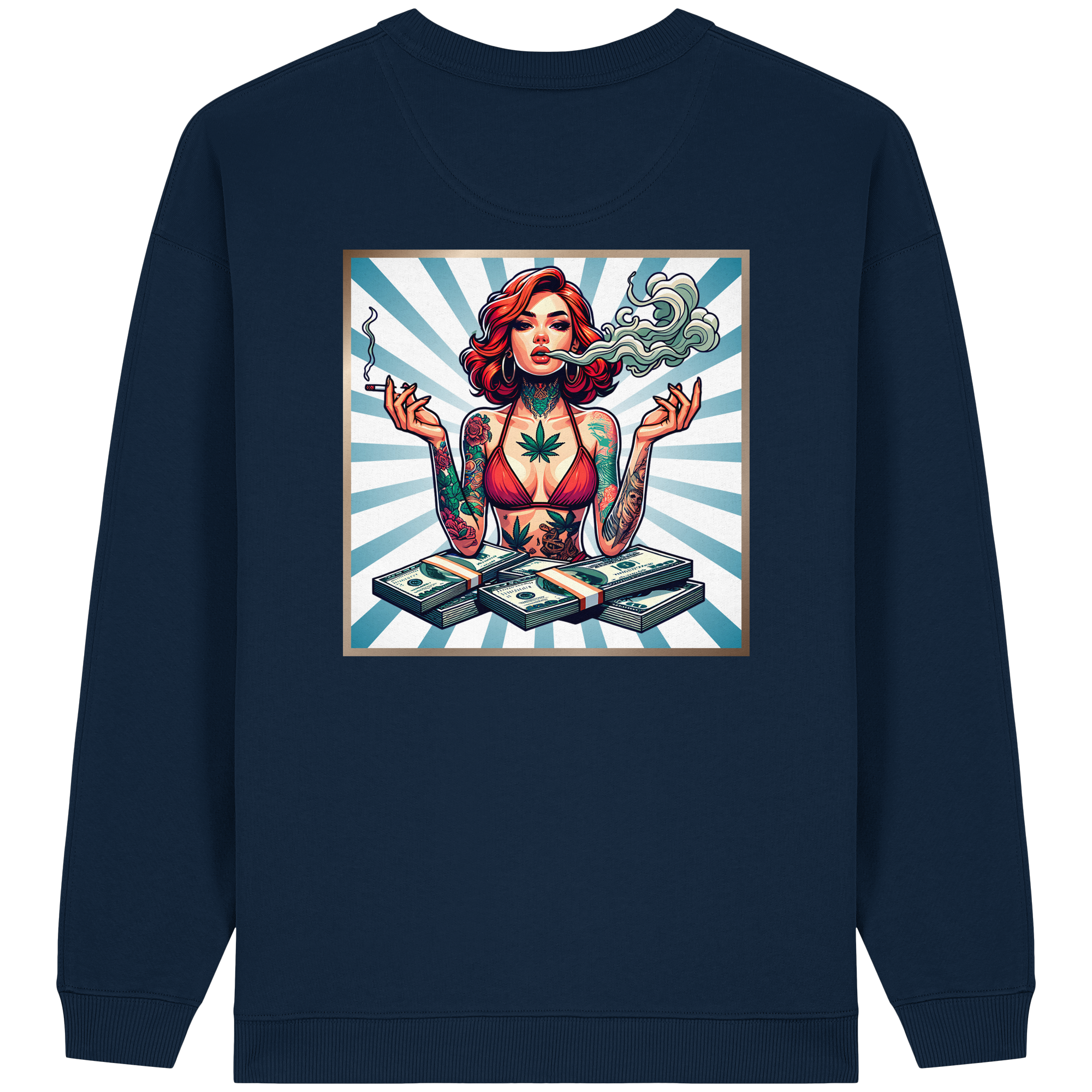 Rebel Rich - Sweat-shirt oversize bio pour femme