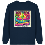 Ambiance fête d'été - Sweat-shirt oversize bio pour femme