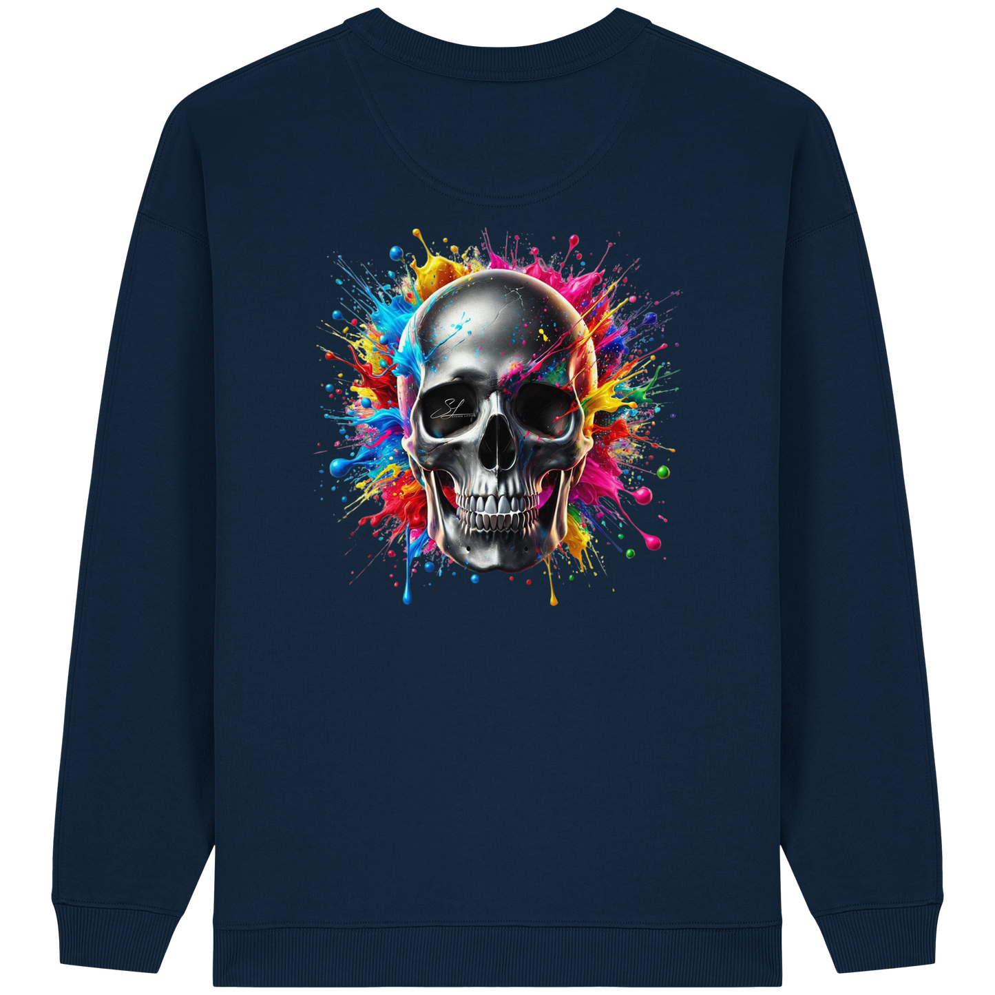 Explosion of Life - Womens Organic Oversized Sweatshirt
