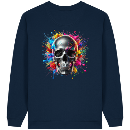 Explosion of Life - Womens Organic Oversized Sweatshirt