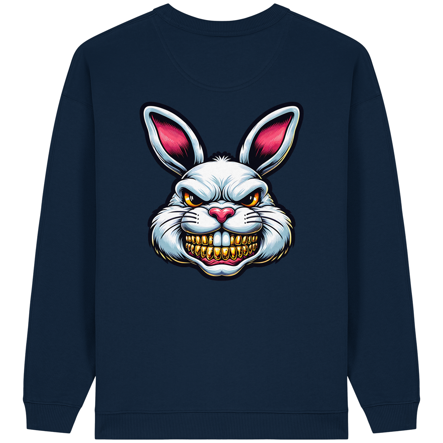 ToothBunny Terror - Womens Organic Oversized Sweatshirt
