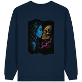 Kissing Skull - Womens Organic Oversized Sweatshirt