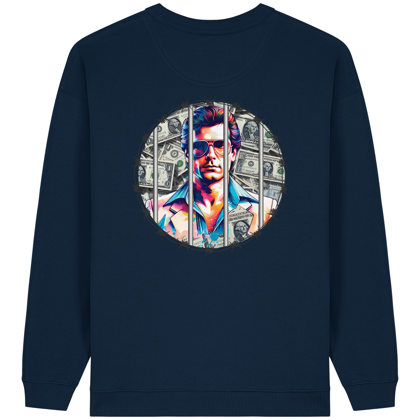Money Maker - Womens Organic Oversized Sweatshirt