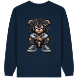 Bad Ass Teddy - Womens Organic Oversized Sweatshirt