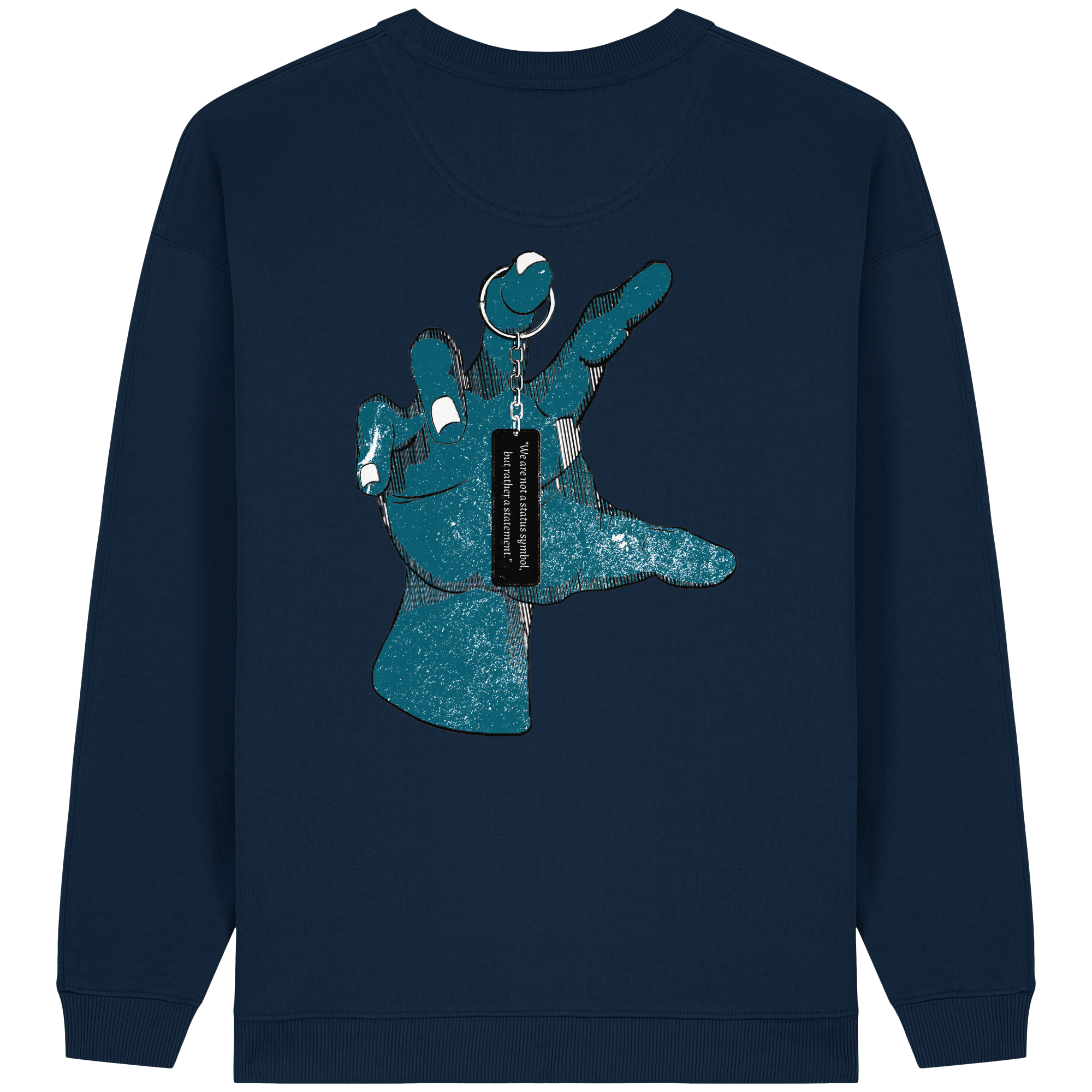 Statement Hand - Sweat-shirt oversize bio pour femme