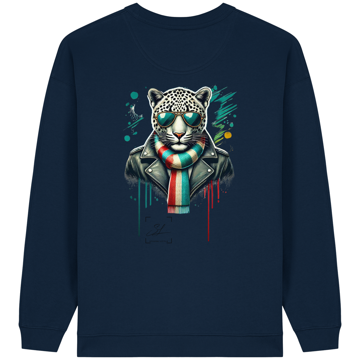 Urban Leopard - Womens Organic Oversized Sweatshirt