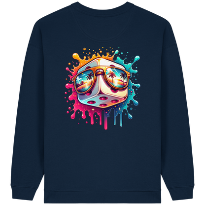 Sunset Vibes Dice - Womens Organic Oversized Sweatshirt