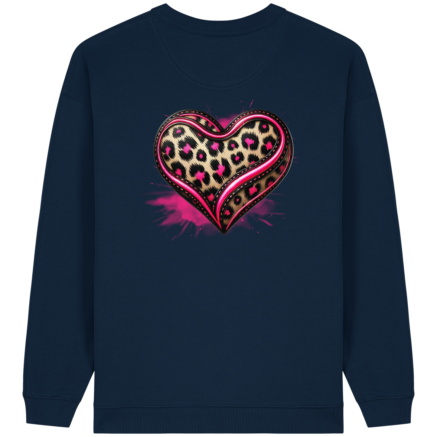 Wild Heart - Womens Organic Oversized Sweatshirt