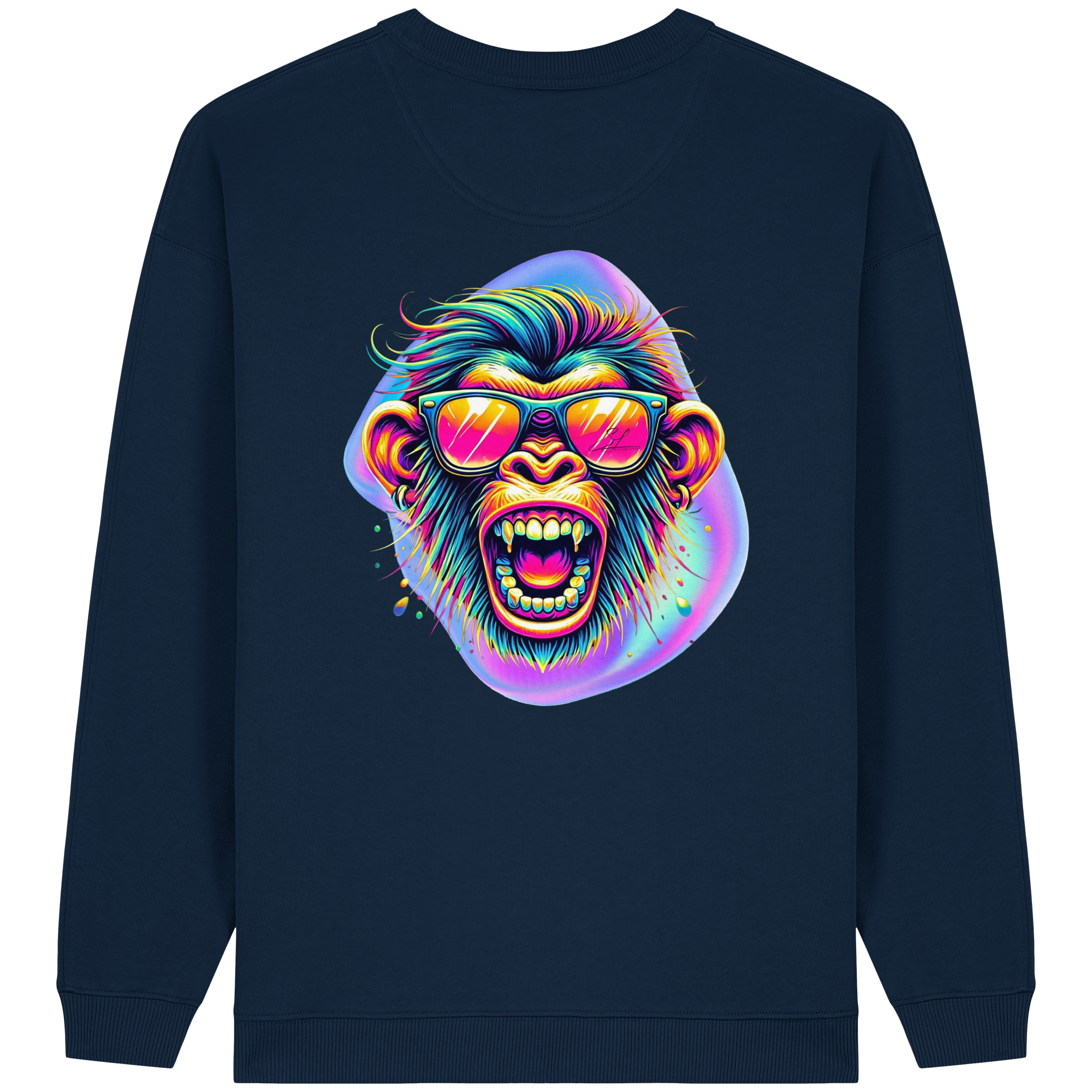 Crazy Chimp - Sweat-shirt oversize bio pour femme